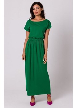Bewear B264 maxi sukienka bawełniana zielona ze sklepu intimiti.pl w kategorii Sukienki - zdjęcie 187892442
