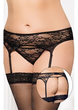 Softline 3316 MAXI pas do pończoch czarny ze sklepu intimiti.pl w kategorii Akcesoria do bielizny - zdjęcie 187892471