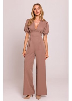 Moe kombinezon z głębokim dekoltem mokka M852 ze sklepu intimiti.pl w kategorii Kombinezony damskie - zdjęcie 187892874