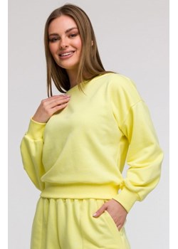 Bewear B293 bluza z otwartymi plecami cytrynowa ze sklepu intimiti.pl w kategorii Bluzy damskie - zdjęcie 187892944