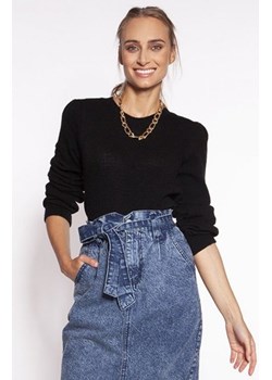 MKM SWE268 klasyczny sweterek damski czarny ze sklepu intimiti.pl w kategorii Swetry damskie - zdjęcie 187892993