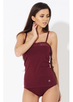 Pierre Cardin 7326 komplet bordowy ze sklepu intimiti.pl w kategorii Piżamy damskie - zdjęcie 187893171