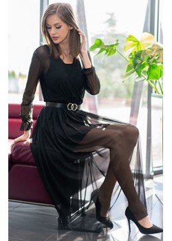 *Długa sukienka czarna Mariedam 1405 ze sklepu intimiti.pl w kategorii Sukienki - zdjęcie 187893211