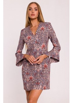 Moe sukienka z szerokimi mankietami wzór M877/2 ze sklepu intimiti.pl w kategorii Sukienki - zdjęcie 187893421