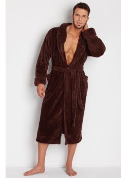 Dkaren 130 szlafrok czekoladowy ze sklepu intimiti.pl w kategorii Szlafroki męskie - zdjęcie 187893573