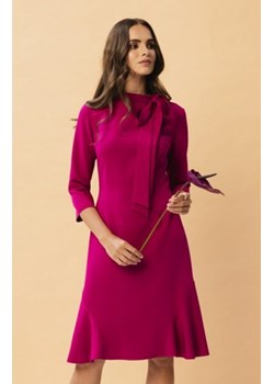Stylove S346 sukienka z wiązaniem przy szyi śliwkowa ze sklepu intimiti.pl w kategorii Sukienki - zdjęcie 187893690