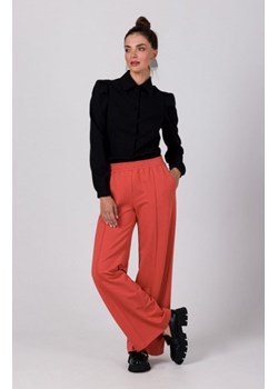 Bewear B275 spodnie z przeszyciami na nogawkach ceglaste ze sklepu intimiti.pl w kategorii Spodnie damskie - zdjęcie 187893922
