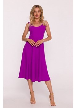 Stylove S424 sukienka rozkloszowana lawendowa ze sklepu intimiti.pl w kategorii Sukienki - zdjęcie 187893990