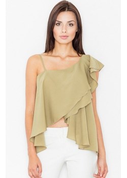 Figl M479 bluzka oliwkowa ze sklepu intimiti.pl w kategorii Bluzki damskie - zdjęcie 187894291