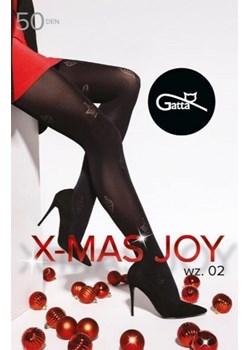 Gatta X-Mas Joy wz.02 5XL rajstopy damskie ze sklepu intimiti.pl w kategorii Rajstopy - zdjęcie 187894483