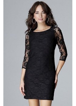 Lenitif L017 sukienka koronkowa czarna ze sklepu intimiti.pl w kategorii Sukienki - zdjęcie 187894581