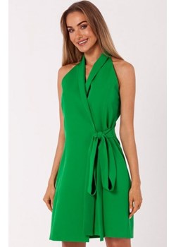 Moe M747 zielona sukienka żakietowa ze sklepu intimiti.pl w kategorii Sukienki - zdjęcie 187895723