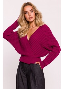 Moe krótki sweterek różowy M809 ze sklepu intimiti.pl w kategorii Swetry damskie - zdjęcie 187895913