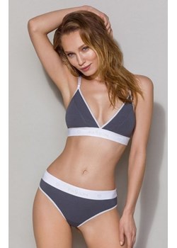 Biustonosz miękki Passion PS007 ciemny szary ze sklepu intimiti.pl w kategorii Biustonosze - zdjęcie 187896031