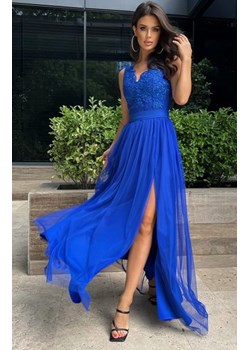 Bicotone wieczorowa sukienka z koronką 265-05 ze sklepu intimiti.pl w kategorii Sukienki - zdjęcie 187896283