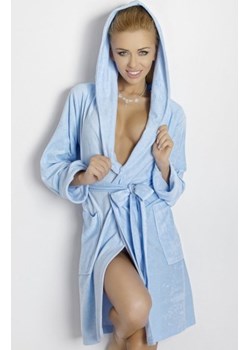 *Dkaren Inga szlafrok błękit ze sklepu intimiti.pl w kategorii Szlafroki damskie - zdjęcie 187896403