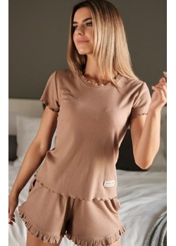 Komplet damski z prążkowanej bawełny PM.4315 ze sklepu intimiti.pl w kategorii Piżamy damskie - zdjęcie 187896612