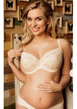 *Kostar MM47 biustonosz do karmienia beżowy ze sklepu intimiti.pl w kategorii Biustonosze - zdjęcie 187896660