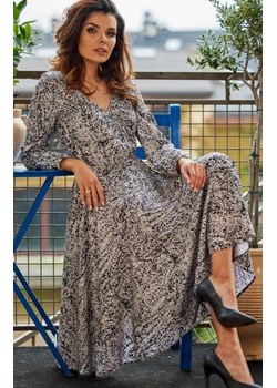 Awama rozkloszowana sukienka midi A466 ze sklepu intimiti.pl w kategorii Sukienki - zdjęcie 187896792