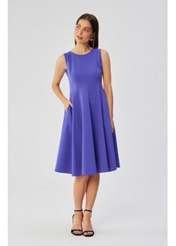 Stylove S358 sukienka rozkloszowana bez rękawów fioletowa ze sklepu intimiti.pl w kategorii Sukienki - zdjęcie 187897144