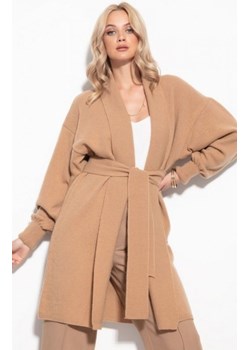 *Kaszmirowy sweter z wiązaniem Fobya F1120 ze sklepu intimiti.pl w kategorii Swetry damskie - zdjęcie 187897172