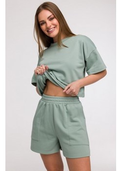 Bewear B295 szorty z kieszeniami miętowe ze sklepu intimiti.pl w kategorii Spodnie damskie - zdjęcie 187897370