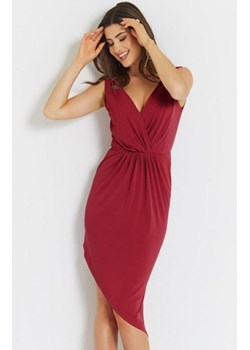 Seksowna asymetryczna sukienka czerwona Gaja ze sklepu intimiti.pl w kategorii Sukienki - zdjęcie 187897702
