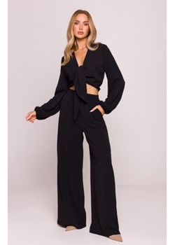 Moe długie spodnie letnie czarne M862 ze sklepu intimiti.pl w kategorii Spodnie damskie - zdjęcie 187898023