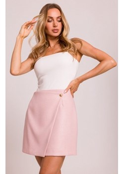 Moe mini spódniczka na zakładkę brzoskwiniowa M854 ze sklepu intimiti.pl w kategorii Spódnice - zdjęcie 187898031