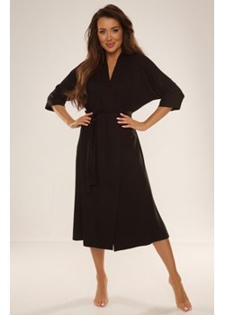 De Lafense Visa 942 szlafrok damski czarny ze sklepu intimiti.pl w kategorii Szlafroki damskie - zdjęcie 187898093