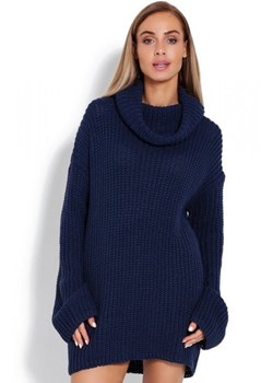 PeekaBoo 70012 gruby sweter golf granatowy ze sklepu intimiti.pl w kategorii Swetry damskie - zdjęcie 187898184