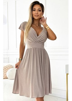 Numoco 425-10 MATILDE sukienka z dekoltem i krótkim rękawkiem ze sklepu intimiti.pl w kategorii Sukienki - zdjęcie 187898260