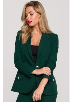 Makover K141 zielony żakiet damski ze sklepu intimiti.pl w kategorii Marynarki damskie - zdjęcie 187898630