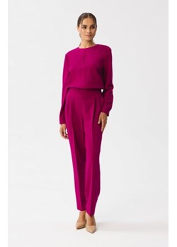 Stylove S355 kombinezon z łezką w dekolcie śliwkowy ze sklepu intimiti.pl w kategorii Kombinezony damskie - zdjęcie 187898802