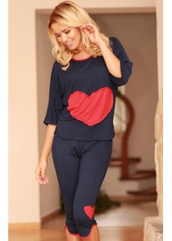 Kalimo Vigo piżama damska z serduszkiem ze sklepu intimiti.pl w kategorii Piżamy damskie - zdjęcie 187898883