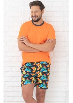 Italian Fashion Komiks piżama orange ze sklepu intimiti.pl w kategorii Piżamy męskie - zdjęcie 187898922