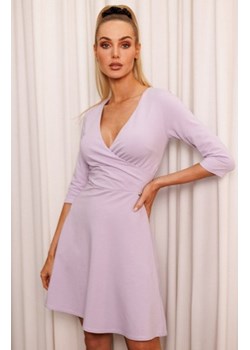 Moe sukienka z górą na zakładkę fiołkowa M786 ze sklepu intimiti.pl w kategorii Sukienki - zdjęcie 187899032