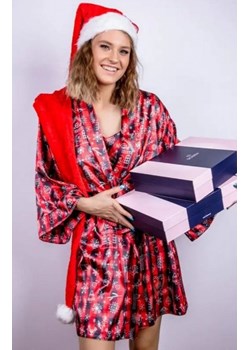 Satynowy peniuar damski DK-P 012 ze sklepu intimiti.pl w kategorii Szlafroki damskie - zdjęcie 187899172