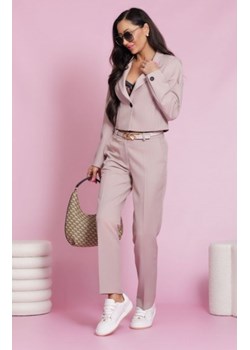 Elizabeth Olivia spodnie cygaretki damskie jasny róż ze sklepu intimiti.pl w kategorii Spodnie damskie - zdjęcie 187899553
