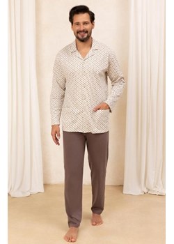 Regina 486 MAXI piżama męska rozpinana ze sklepu intimiti.pl w kategorii Piżamy męskie - zdjęcie 187899620