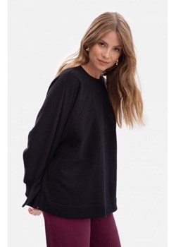 Bewear B306 bluza oversize z rozcięciami czarna ze sklepu intimiti.pl w kategorii Bluzy damskie - zdjęcie 187899812