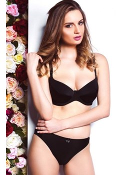 *Kostar 052 biustonosz usztywniany czarny ze sklepu intimiti.pl w kategorii Biustonosze - zdjęcie 187899841