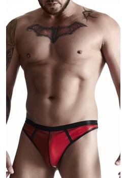 Stringi męskie wetlook czerwone BRI015 ze sklepu intimiti.pl w kategorii Majtki męskie - zdjęcie 187899961