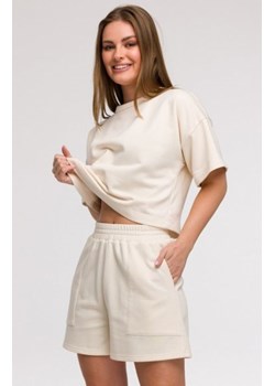Bewear B295 szorty z kieszeniami waniliowe ze sklepu intimiti.pl w kategorii Spodnie damskie - zdjęcie 187900081