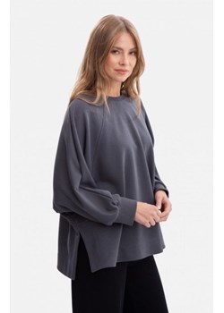 Bewear B306 bluza oversize z rozcięciami stalowa ze sklepu intimiti.pl w kategorii Bluzy damskie - zdjęcie 187900970