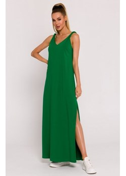 Moe sukienka z głębokim dekoltem na plecach zielona M791 ze sklepu intimiti.pl w kategorii Sukienki - zdjęcie 187901080