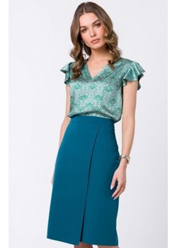 Stylove S343 morska spódnica z wysokim stanem ze sklepu intimiti.pl w kategorii Spódnice - zdjęcie 187901104