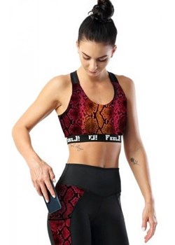 FeelJ biustonosz sportowy python red ze sklepu intimiti.pl w kategorii Biustonosze - zdjęcie 187901352