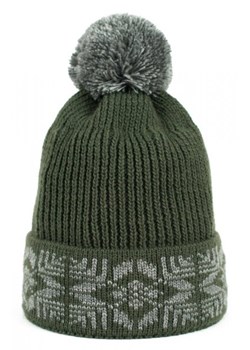 Art of polo Śpiący Rycerz oliwkowa czapka męska ze sklepu intimiti.pl w kategorii Czapki zimowe męskie - zdjęcie 187901724