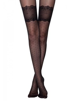 Conte Seduction rajstopy z imitacją pończoch ze sklepu intimiti.pl w kategorii Rajstopy - zdjęcie 187901902